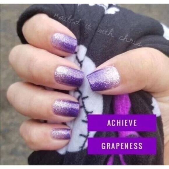 Achieve Grapeness Color Street Petite Shimmering Violet Nail Strips - Picture 4 of 8